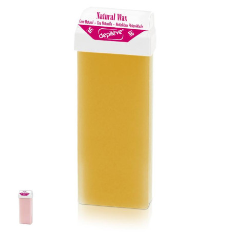 DEPILEVE NATURAL WAX ROLL-ON 15 + 15 PINK