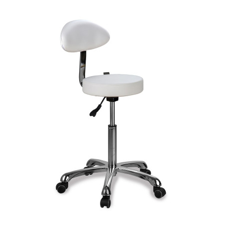 TABURET OPAL BACK WHITE
