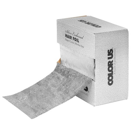 HAIR FOIL SILVER EMBOSSED 500 SHEETS (FÓLIA)