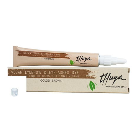 SET VEGAN FARBA GOLDEN  BROWN + KYSLIČNÍK